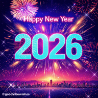 New Year 2026 Fireworks