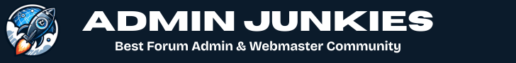 Admin Junkies - Best Forum Admin & Webmaster Community